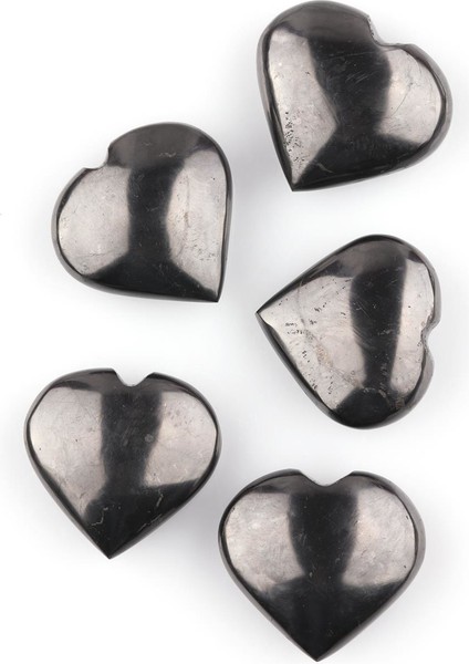 Shungite Doğal Taş Kalp