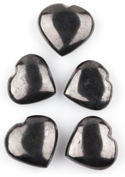 Shungite Doğal Taş Kalp