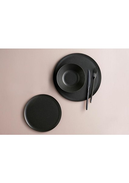Grazia Seasons Siyah 24 Parça Yemek Takımı
