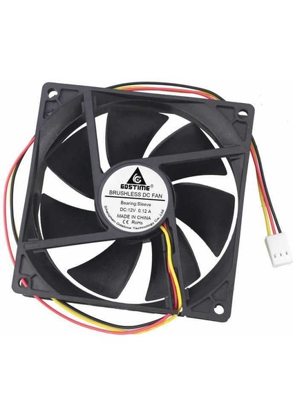 9 cm 12 Volt Fan 3 Pin Fan 12 Volt 9 cm Fan 3 Pinli 9 cm Fan