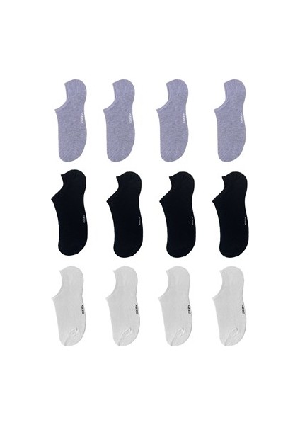 Ozzy Socks Kadın Siyah Bambu Görünmez (Sneaker) Spor Ayakkabı Çorabı