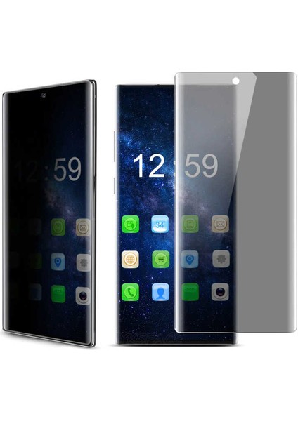 Samsung Galaxy S20 Plus Tam Kaplayan 6D Polymer Nano Glass Ekran Koruyucu Siyah fiyatları