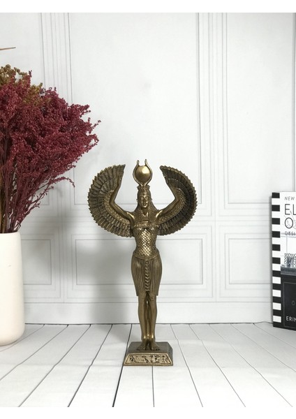 Melindagift Mısırlı Gold Isis Biblo (32X18 Cm)