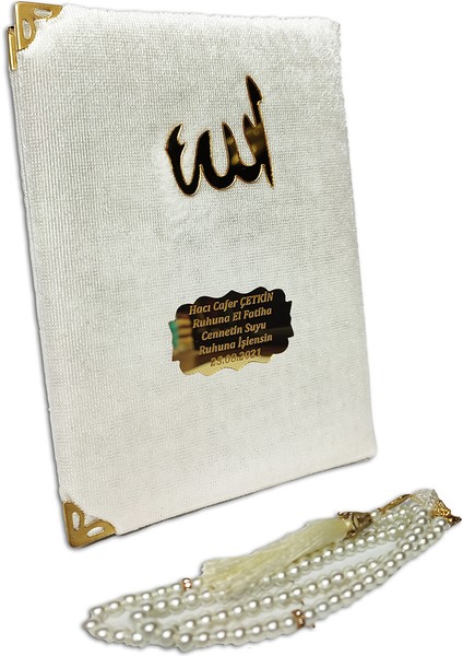 Inci Tesbihli Kutulu Kadife Yasin 10 Adet Set modelleri