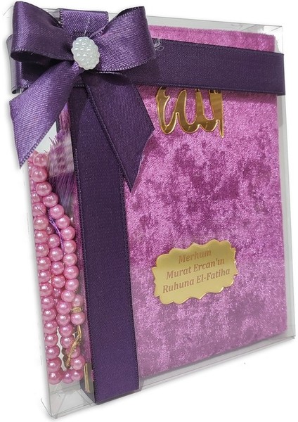Inci Tesbihli Kutulu Kadife Yasin 10 Adet Set