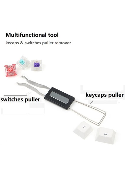 F Fityle Çelik Anahtar Keycap Temizleme Aracı (Yurt Dışından)