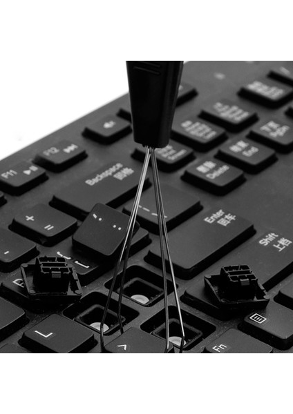 F Fityle Çelik Anahtar Keycap Temizleme Aracı (Yurt Dışından)