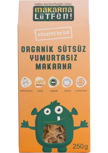 Makarna Lütfen Organik Sütsüz Yumurtasız Makarna