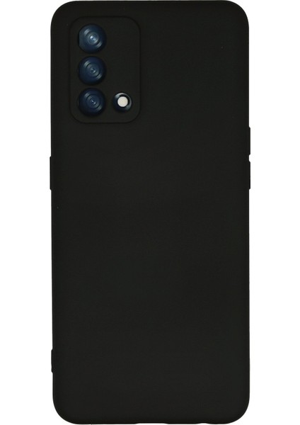 Oppo A74 4g Kılıf Lansman Içi Kadife Lüx Tasarım Silikon Kapak - Siyah