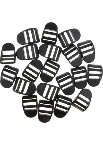 20 Adet Kamp Bel Sapanlar Tokaları Klipler Dokuma Tokaları Açık Aracı 20MM (Yurt Dışından)