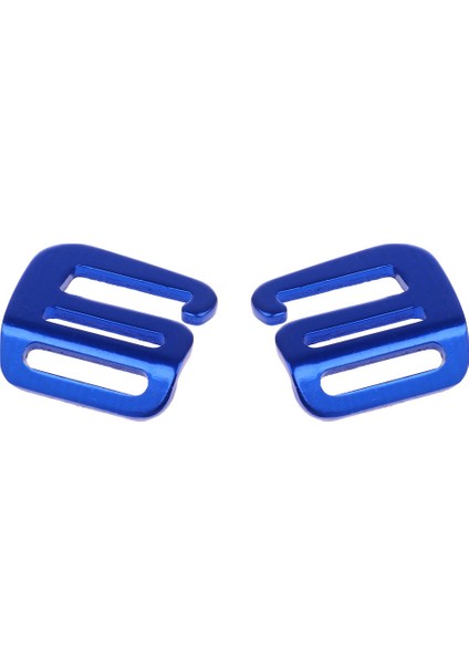 1 Çift Kanca Dokuma Toka Klip Taktik Sırt Çantası Çanta Mavi Için (Yurt Dışından)