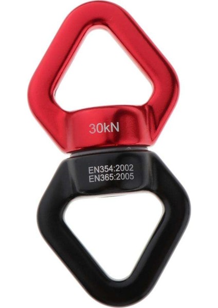 30KN Rotary Bağlayıcı Hamak Salıncak Spinner Halat Döner Konektörü Kırmızı (Yurt Dışından) indirimleri