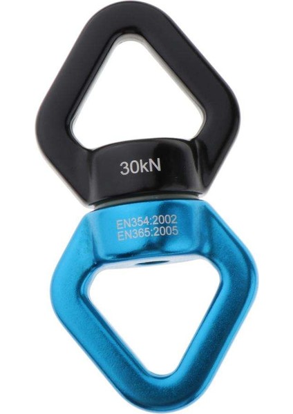 30KN Rotary Bağlayıcı Hamak Salıncak Spinner Halat Döner Konnektör Siyah (Yurt Dışından) indirimleri