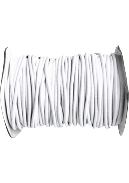 4mm x Şok Kablosu / Bungee Kordon - Kamp, ​​tekne, Karavan, Gölgelik 3m Beyaz (Yurt Dışından) fırsatları