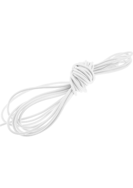 2mm Elastik Bungee Halat Şok Kablosu Kravat Aşağı - Tekne / Römork 10 M Beyaz Kapakları (Yurt Dışından)