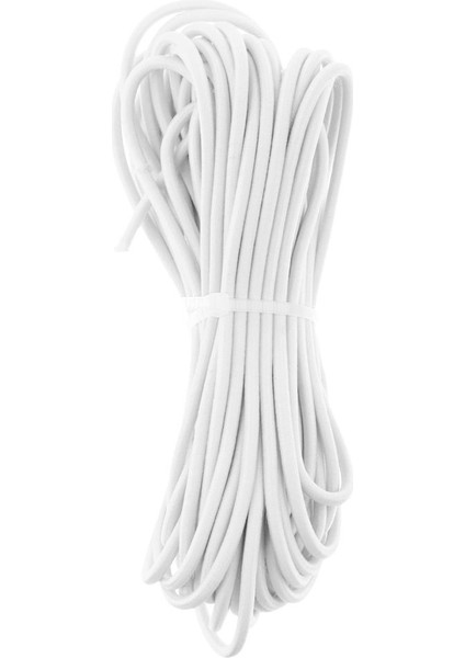 Elastik Bungee Şok Kordon Halat Bağlama Aşağı 2mm X20M Boating Römork Tarp 20M Beyaz (Yurt Dışından) fiyatları