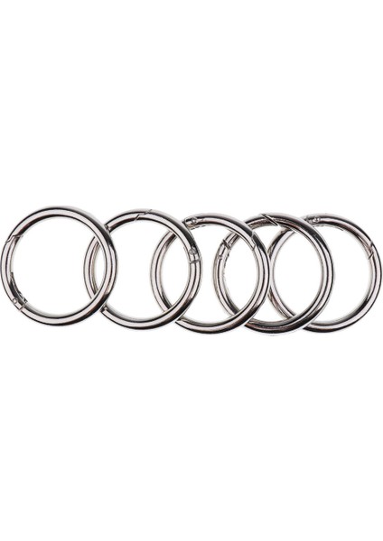 5x Yuvarlak Push Kapısı Yapış Açık Kanca Anahtarlık Anahtarlık Asılı Carabiner 49MM (Yurt Dışından) fiyatları