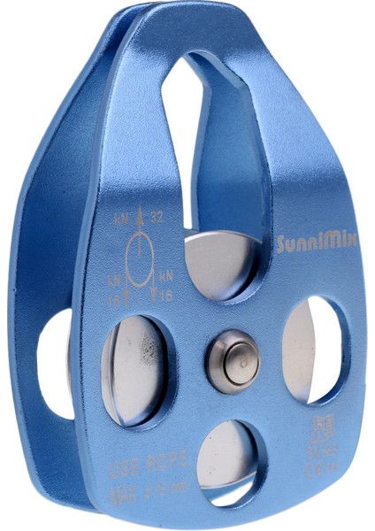 32KN Ağır Hizmet Tipi Kasnak Tek Kasnak Arma Arborist Kaya Tırmanışı (Yurt Dışından) indirimleri