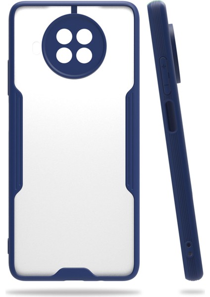 Xiaomi Redmi Note 9 Pro 5g Kılıf Kamera Korumalı Arkası Mat Silikon - Lacivert
