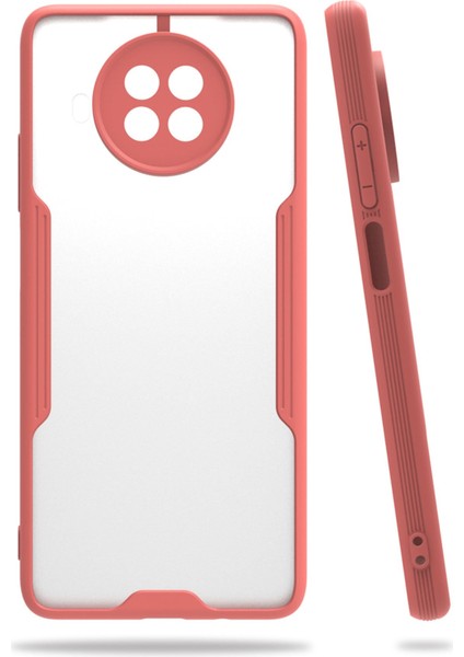 Xiaomi Redmi Note 9 Pro 5g Kılıf Kamera Korumalı Arkası Mat Silikon - Pembe