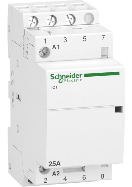 A9C20833 | Schneider Sessiz Kontaktör - 25 Amper, 3 Kutup, 3na - 220-240 Vac