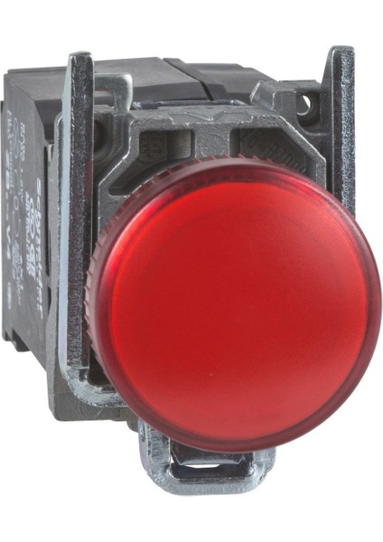 Electric XB4BVM4 230...240V entegre LED'li kırmızı eksiksiz pilot ışığı Ø22 düz lens