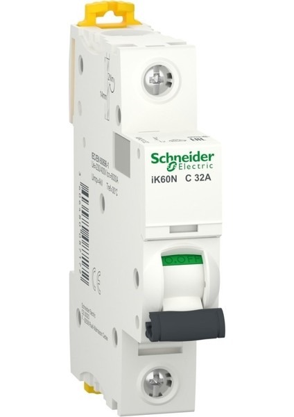 A9K24132 | Schneider Otomatik Sigorta - 32 Amper, 1 Kutup , 6ka, C Eğrisi