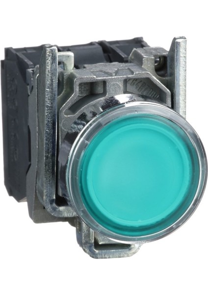 Electric XB4BW33B5 yeşil sıva altı eksiksiz ışıklı Buton Ø22 yaylı dönüş 1NA+1NK 24V