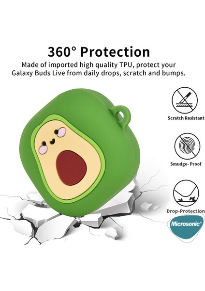 Samsung Galaxy Buds 2 Kılıf Avakado