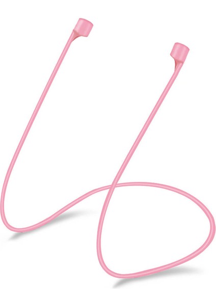 Apple Airpods Pro Manyetik Mıknatıslı Kulaklık Ipi Pembe