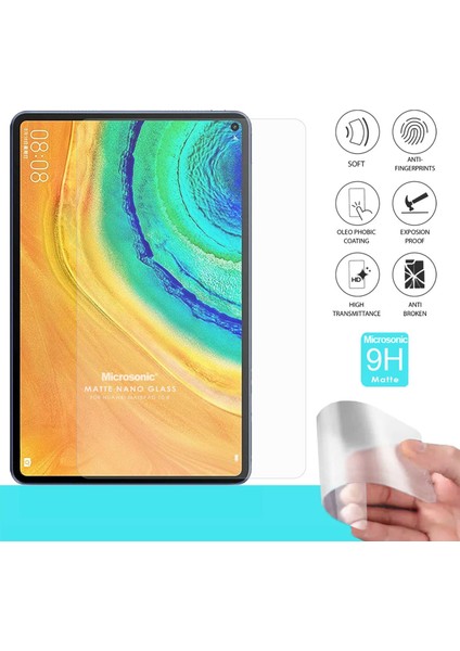 Huawei Matepad Pro 10.8'' Matte Nano Glass Cam Ekran Koruyucu
