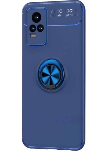 Vivo V21E Kılıf Kickstand Ring Holder Lacivert fiyatları