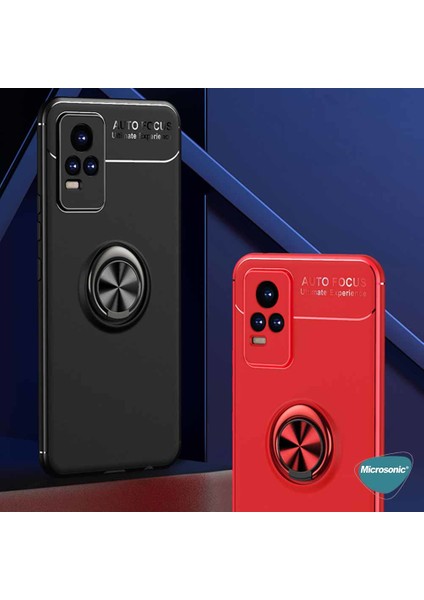 Vivo V21E Kılıf Kickstand Ring Holder Lacivert fırsatları