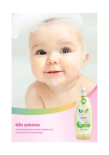 Uni Baby Şampuan 900 ml X2 Adet