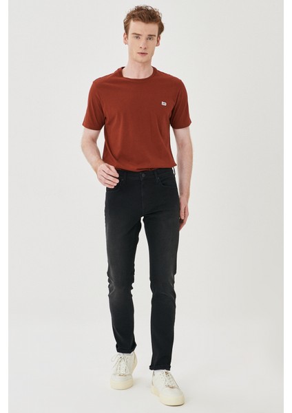 Luke Slim Tapered Fit Normal Bel Esnek Jean Kot Pantolon fiyatları