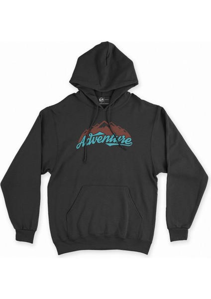 Cix Kahverengi Adventure Siyah Kapşonlu Sweatshirt Hoodie