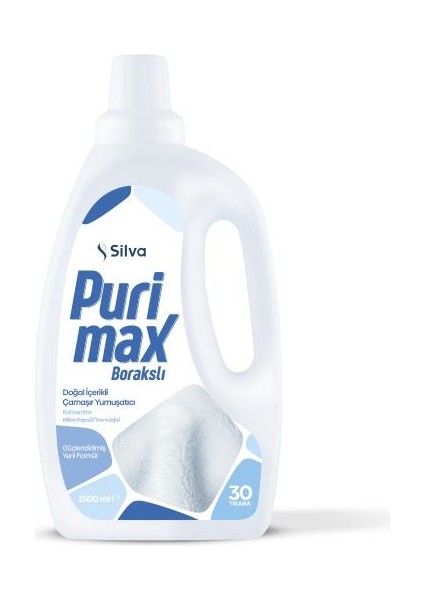 Purimax Doğal İçerikli Çamaşır Yumuşatıcı 1500 ml