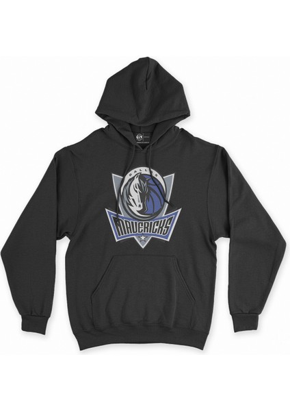 Cix Dallas Mavericks Siyah Kapşonlu Sweatshirt Hoodie