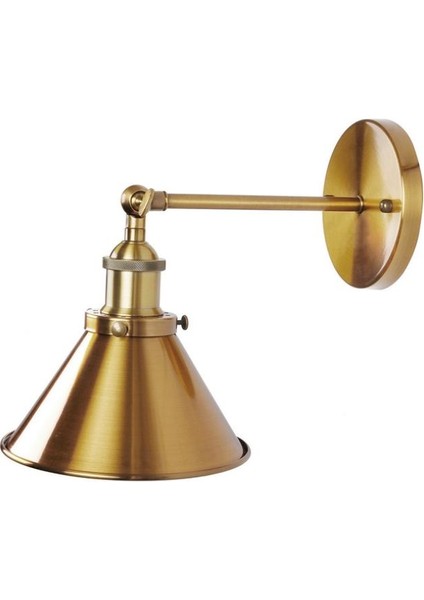 Retro Rustik Hunı Aplik Mafsalı Hareketli Aplik En 18 cm Eskitme Boyalı MYL002407