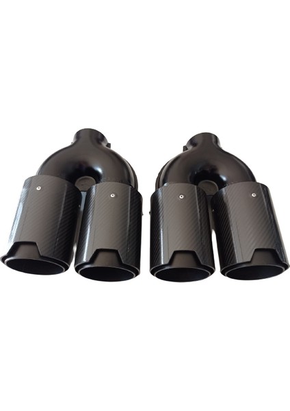 MONLİON M Model 5 D Parlak Carbon Siyah 90 mm Çiftli Sağ-Sol Set