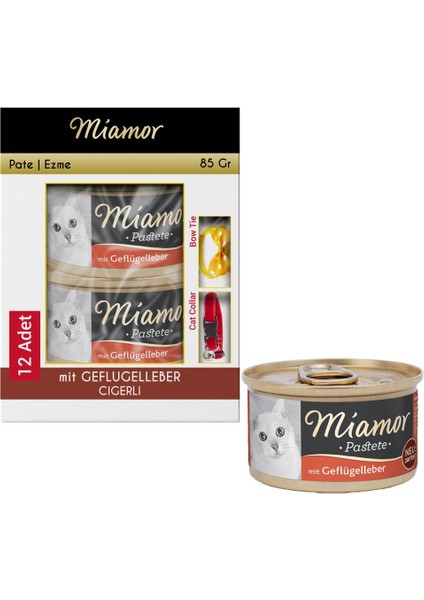 Pastete Ciğerli Ezme Kedi Konservesi 12X85 gr