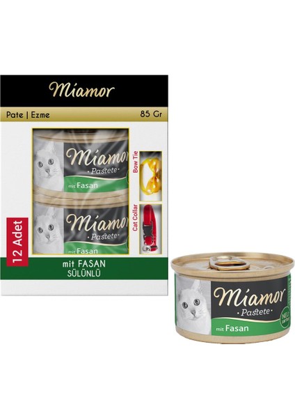 Pastete Sülünlü Ezme Kedi Konservesi 12X85 gr