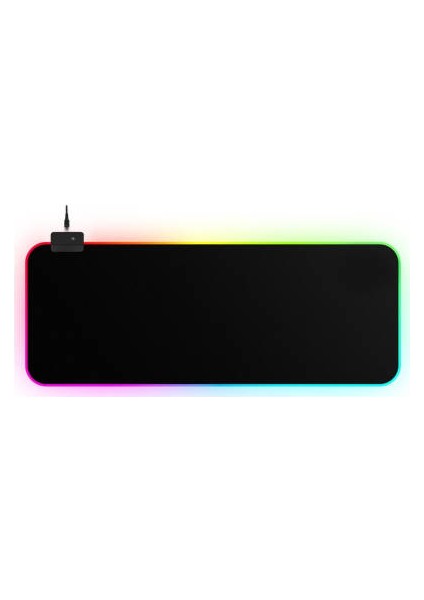 Rgb Baskısız 80 cm x 30 cm x 4mm Mouse Pad Siyah