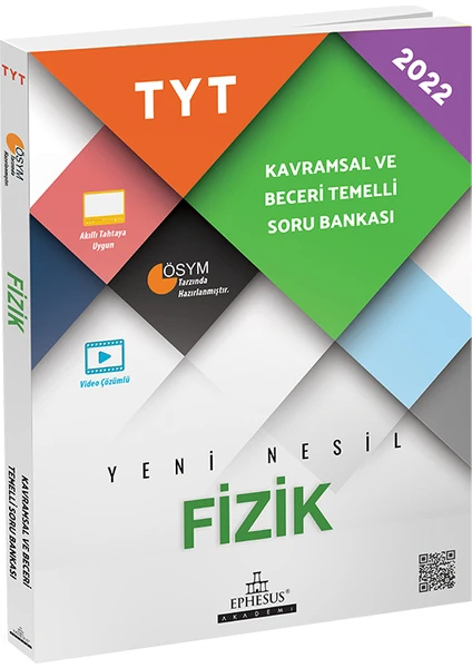 Ephesus Yayınları TYT Fizik Kavramsal ve Beceri Temelli Soru Bankası