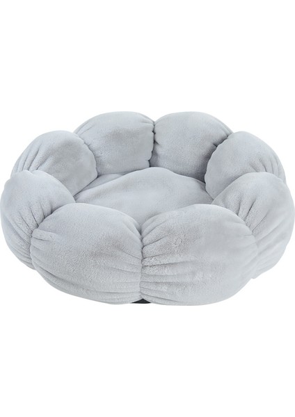 Evcil Hayvan Yuvası Yuvarlak Çiçekler Kış Sıcak Peluş (Yurt Dışından)