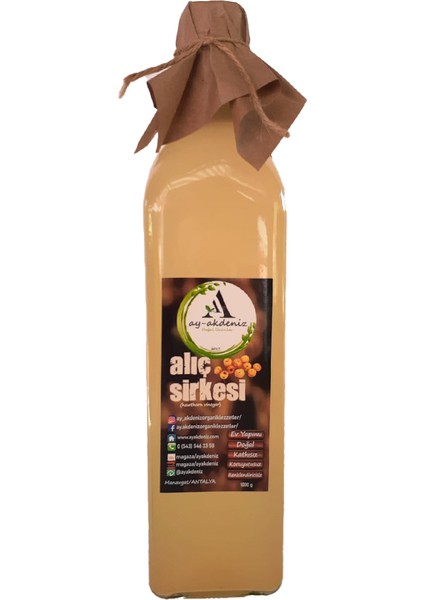 Alıç Sirkesi Ev Yapımı 1 Lt