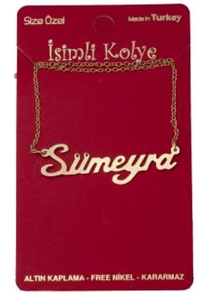 Sümeyra Isimli Kolye