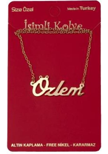 Özlem Isimli Kolye