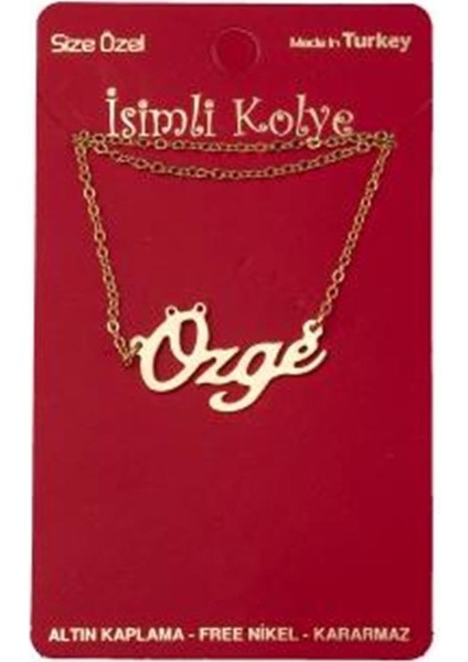 Özge Isimli Kolye