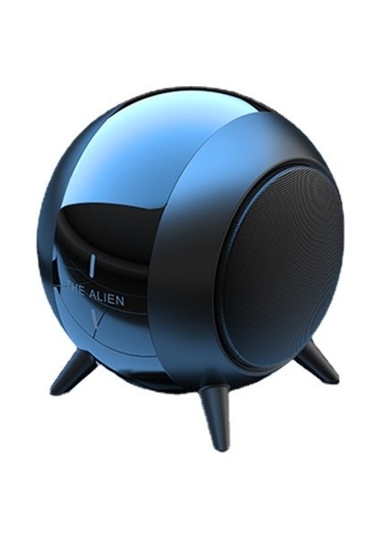 Yaratıcı Kablosuz Retro Bluetooth Küçük Çelik Top Mini Dış Mekan Hoparlörü (Yurt Dışından)